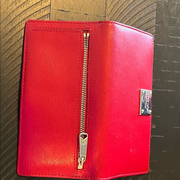 Red Ralph Lauren wallet - Picture 3 of 10
